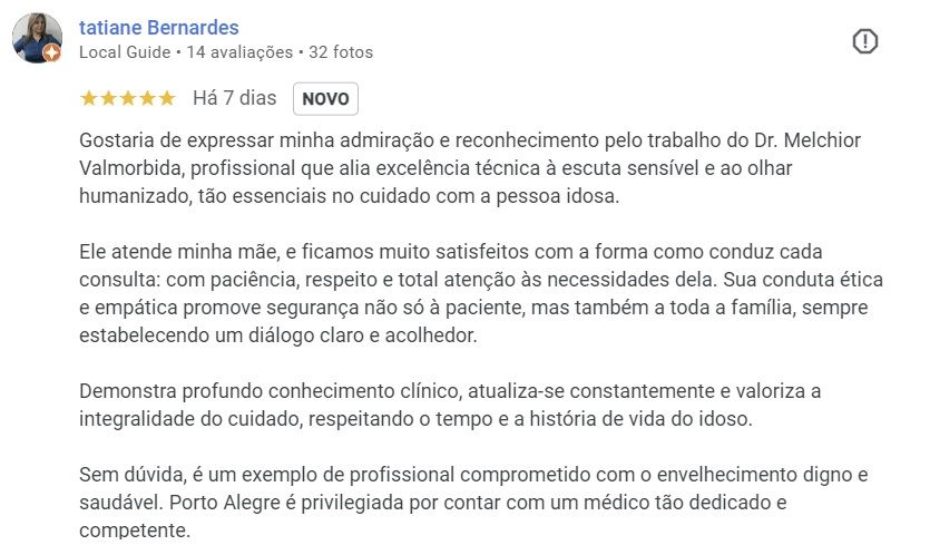 avaliação de paciente