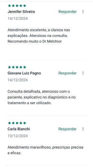 opiniões de pacientes