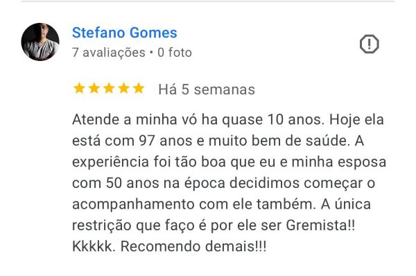 opinião de paciente