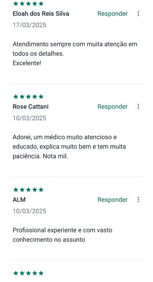 opinião de pacientes